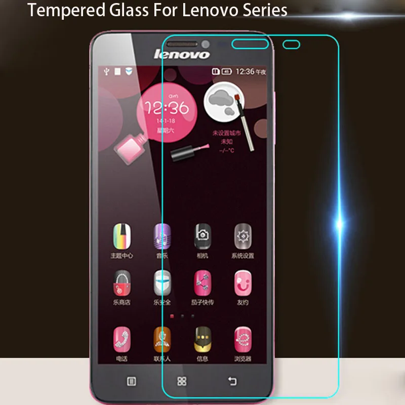 Закаленное стекло для Lenovo Z90 A2010 A1010 A6000 A7000 S60 S850 A850 A536 P70 K5 Plus Vibe S1 P1 тонкая 2.5D 9H