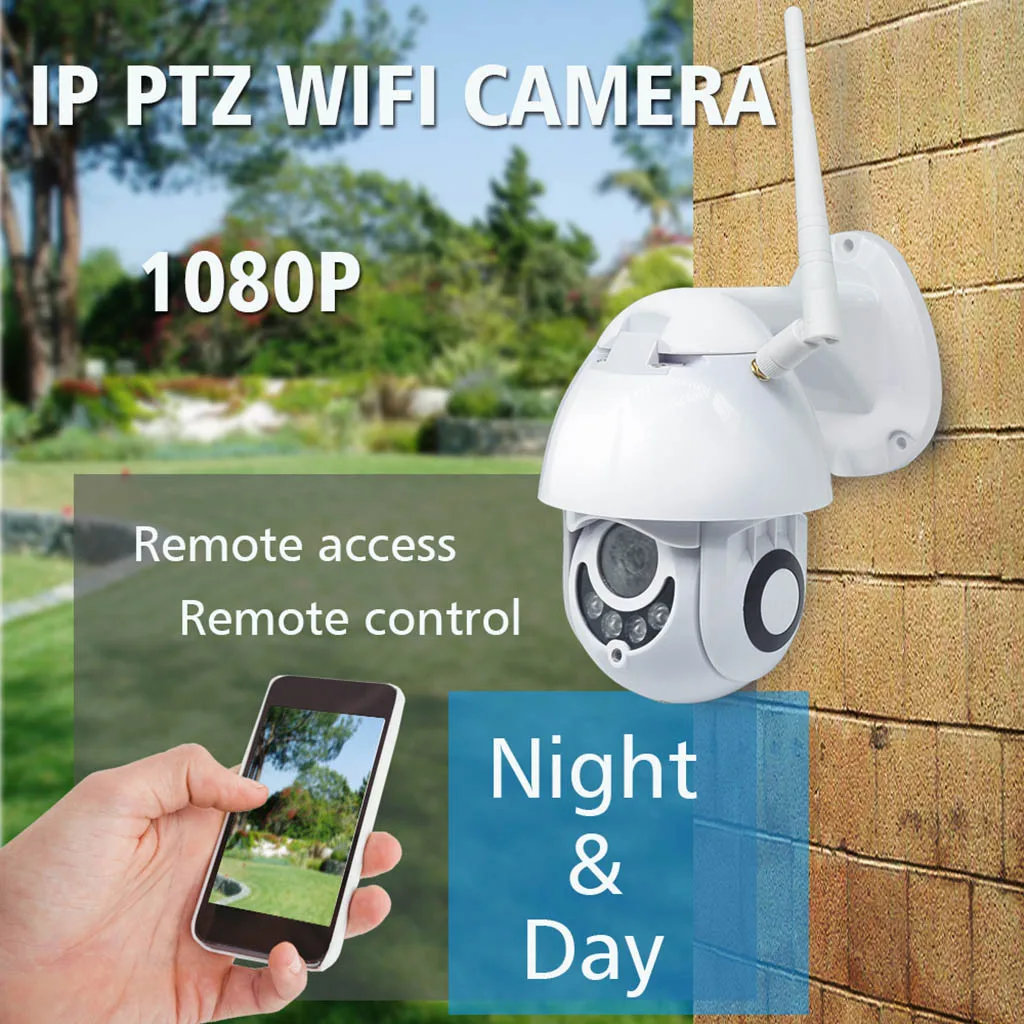 1080P беспроводная WIFI ip камера наружная ночного видения Домашняя безопасность
