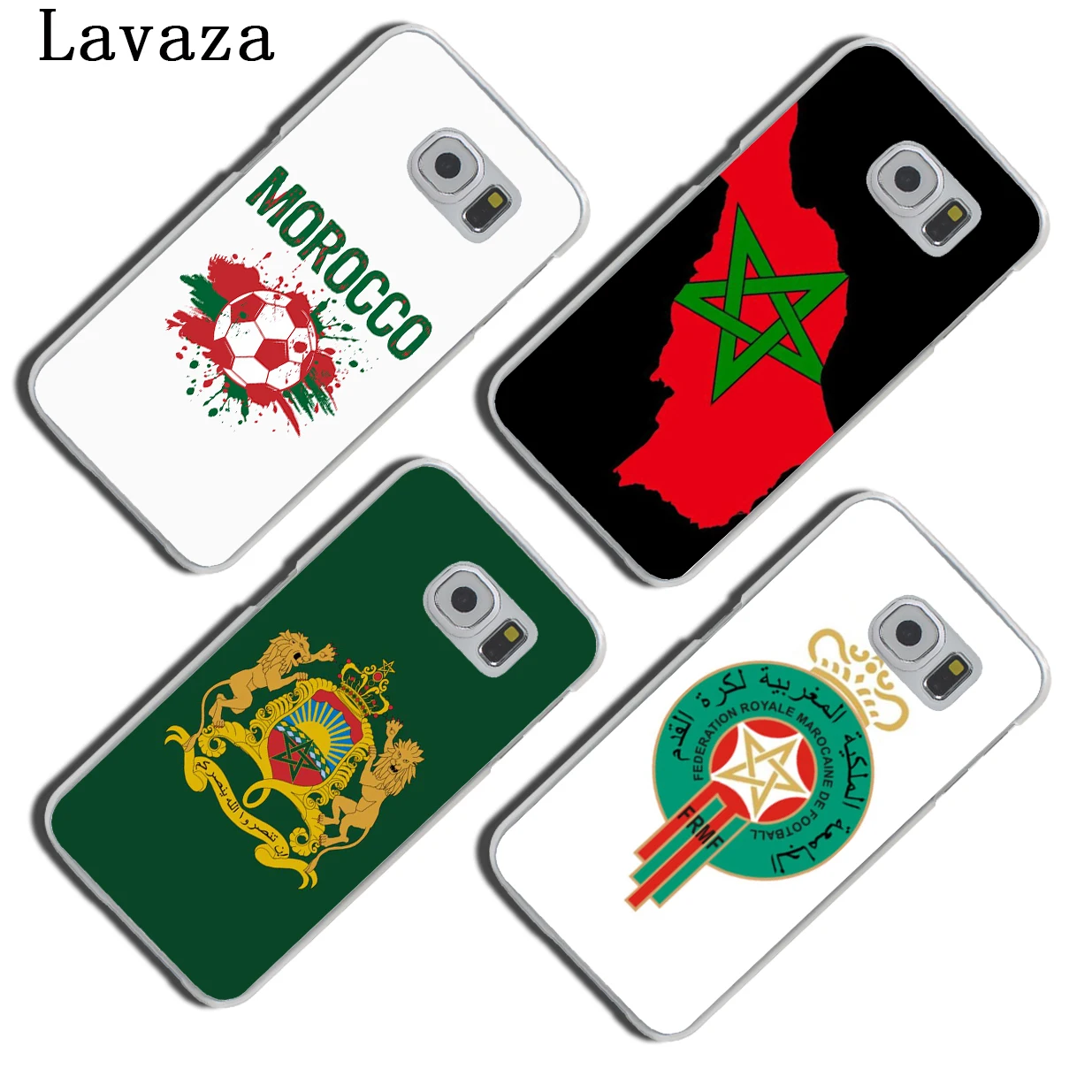 Жесткий прозрачный чехол для телефона Lavaza с изображением футбольного флага Марокко для samsung Galaxy S10 E S10E S8 S9 Plus S6 S7 Edge