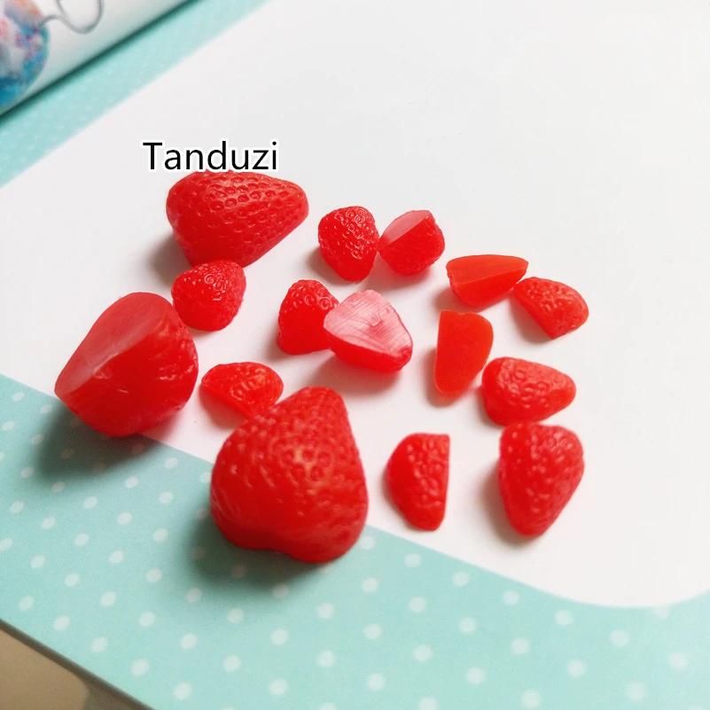 Tanduzi 20 шт. 1/2 миниатюрные пластиковые японские декоративные детали из ПВХ с