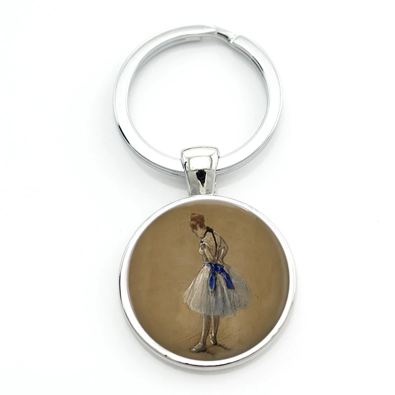TAFREE античный Degas dance rs брелок в виде балерины, винтажный танцевальный брелок для женщин и мужчин, брелок для ключей, ювелирное изделие CT123