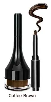 Coffee Brown Одежда из кожи 3 цвета крем для бровей натуральный трехмерный водонепроницаемый прочный легко окрашивается и не вызывает дискомфорта и боли - Цвет: Coffee Brown
