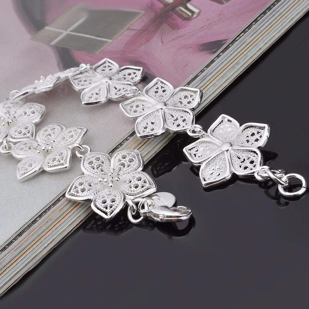 Bangle Bracelet Rose Flower Sexy Jewelry Charm For Women Cuff Collection Trendy | Украшения и аксессуары