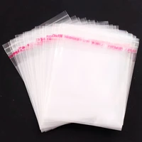 clear self adhesive seal plastic bags diy jewelry packaging display bag gb049 200pcs 6x9cm