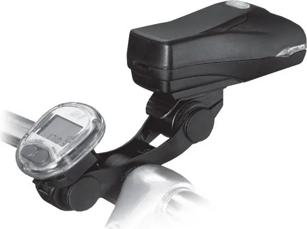 2 в 1 велосипедный удлинитель передней фары компьютерное крепление вспышка