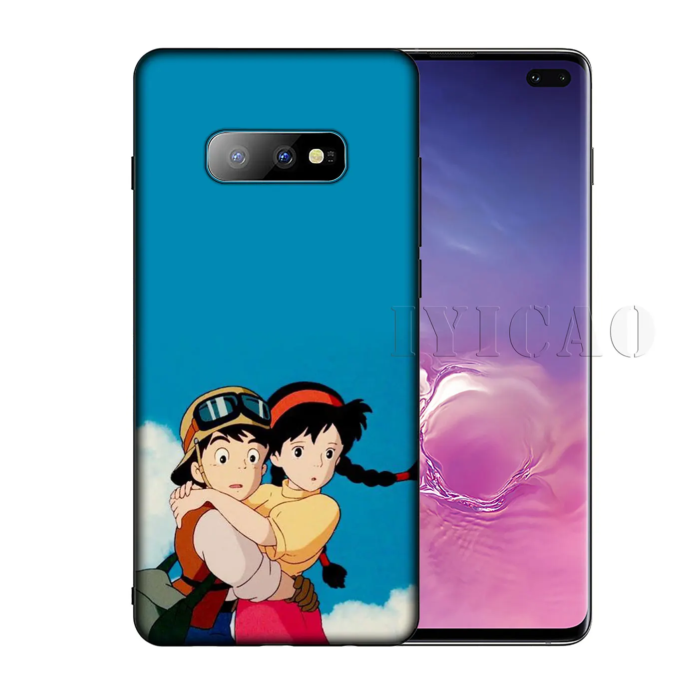 IYICAO Howl's Moving Castle Soft Silicone Phone Case for Samsung Galaxy S20 Ultra S10 Lite S9 S8 Plus S6 S7 Edge S10e Cover |