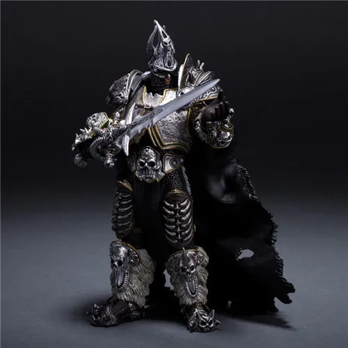 7 дюймов wow Lich King Артас смерти фигурка рыцаря экшн Коллекционная игрушечная