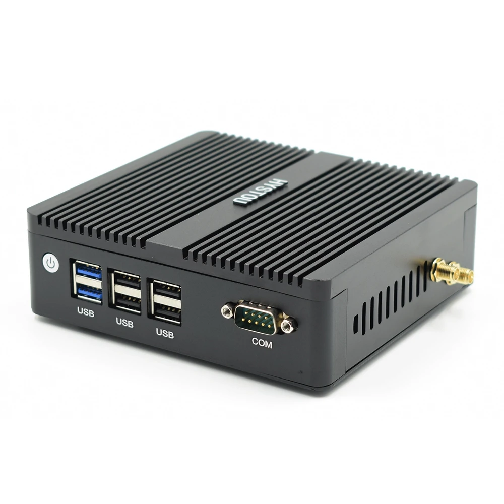 2 LAN Minipc четырехъядерный Celeron N3160 мини-ПК Windows 10 Linux PFsense маршрутизатор брандмауэр сервер компьютер Пробуждение на Lan Функция
