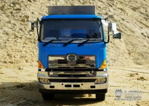 LESU 1/14 весы HN 6*6 RC гидравлический самосвал Модель Tmy с двигателем ESC светильник