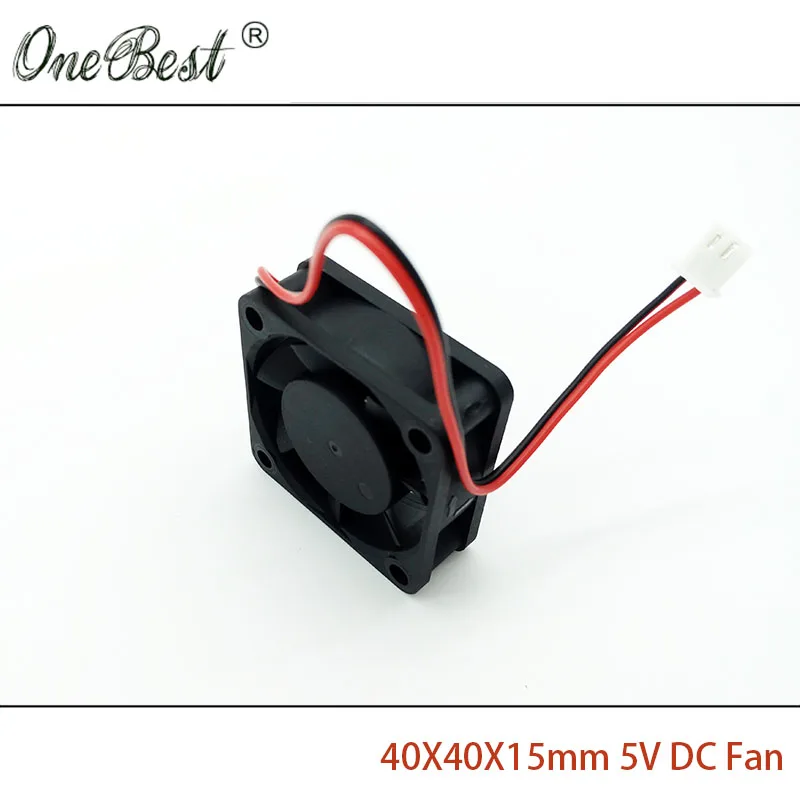 Бесщеточный 4015 вентилятор DC 5V 0.14A маленький источник питания 4 см 40 мм охлаждения