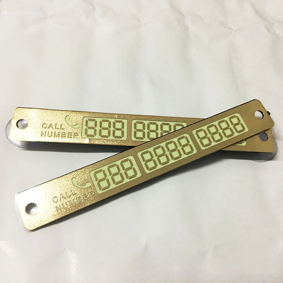 2016 Временная Автостоянка карта теле телефонная карточка уведомления ночник