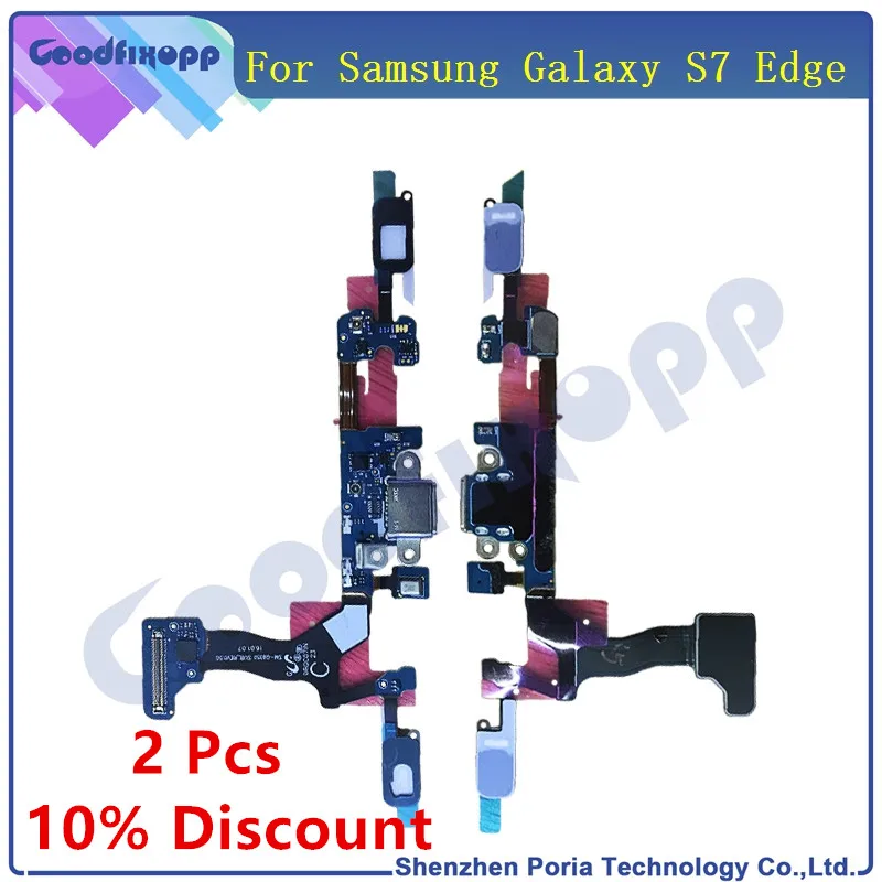 Новинка для Samsung Galaxy S7 Edge G9350 G935F G935U Micro USB зарядный порт и сенсорный док разъем
