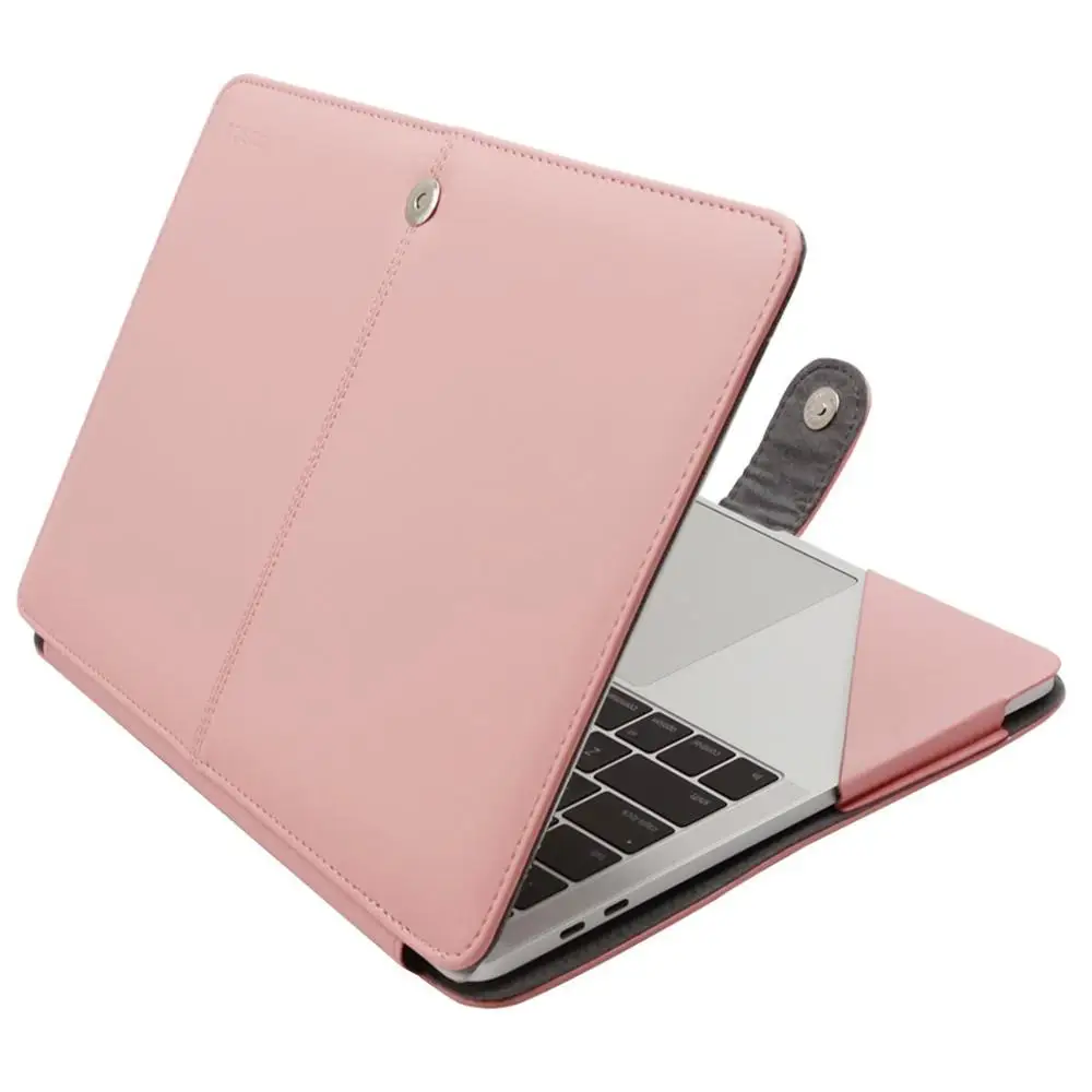 Baby Pink Чехол для ноутбука MOSISO из искусственной кожи для MacBook Air 13 дюймов A1932 чехол для Mac Book New Pro 13 с сенсорной панелью A1706/A1708 - Цвет: Baby Pink