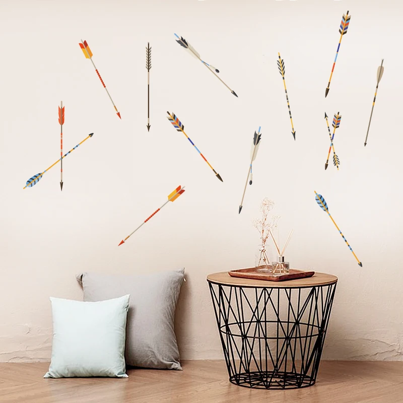 Стрелы DIY спальня гостиная кухня Декор росписи самоклеющиеся съемные наклейки на