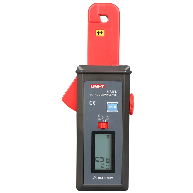 UNI T UT258A AC/DC Клещи Амперметр аналоговый измеритель Тестер Утечки тока|Измерители