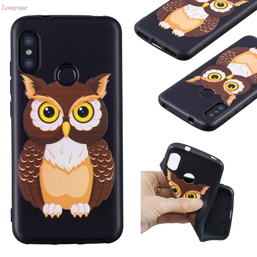 fashion Soft Silicone TPU case for Xiaomi Redmi 6 Pro on sFor Coque A 2 Lite Back phone cases cover Capa |