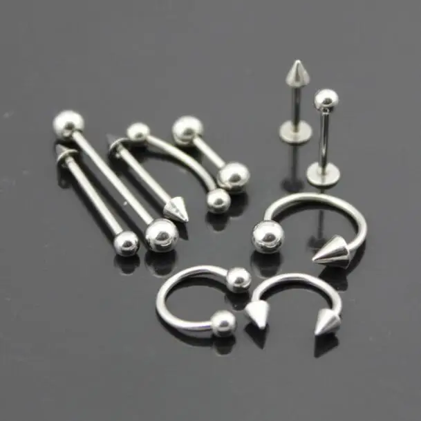 Ea1023 2020 новые модные серьги-гвоздики из нержавеющей стали в стиле панк готика носа