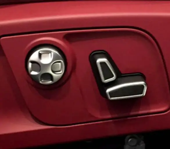 Новинка регулируемые детали для сидений внутренние хромированный Стайлинг ABS