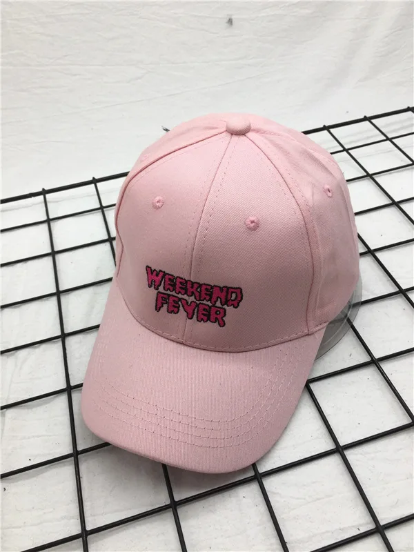 2017 New Pattern Korean Letter Embroidery Colour Peaked Cap Hip-hop Baseball Hat Spring And Autumn Outdoors All-match Tide Hats |