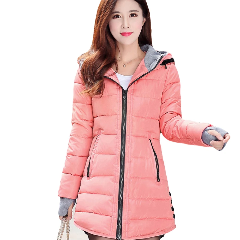 Новинка 2019 женское длинное зимнее теплое пальто женская толстая куртка на белом