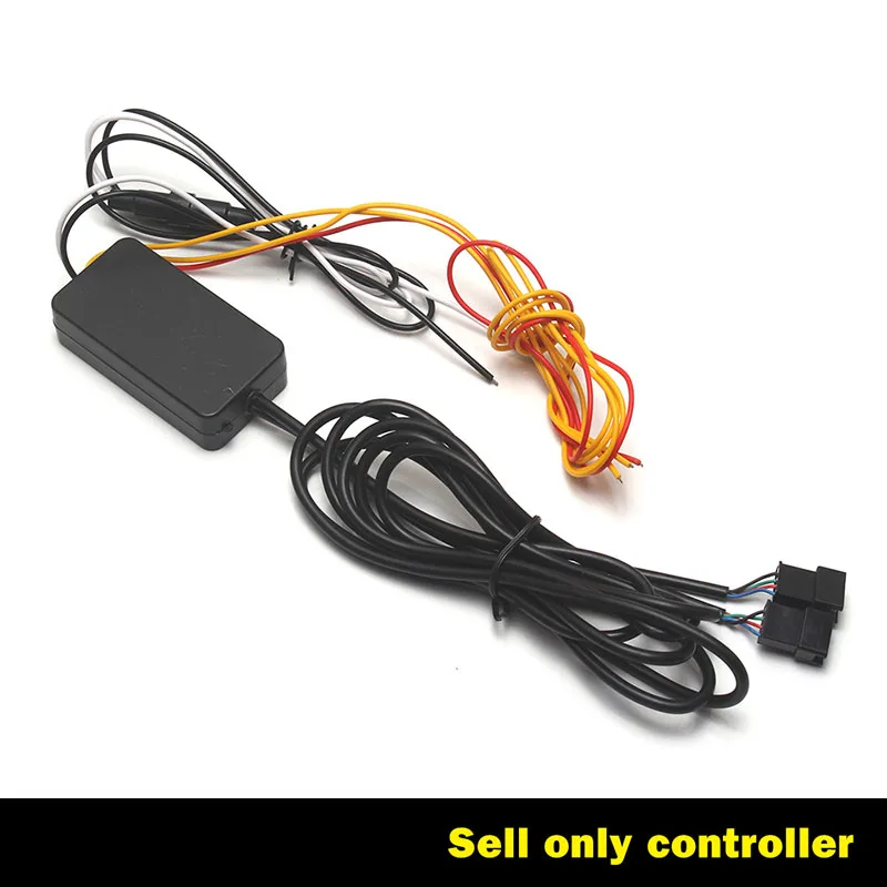 1 Piece Controller Xinfok Водонепроницаемый Пластик 12V супер яркий светодиодный Габаритные огни для универсальной модели автомобилей DRL Дневной светильник - Цвет: 1 Piece Controller