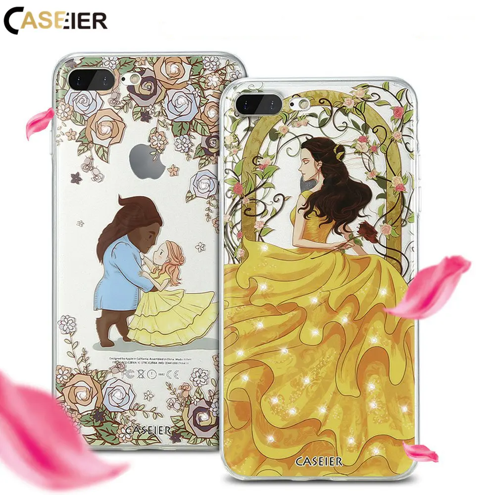 Силиконовый чехол ier для iPhone 5 5S SE телефона блестящие стразы окрашенный Капа