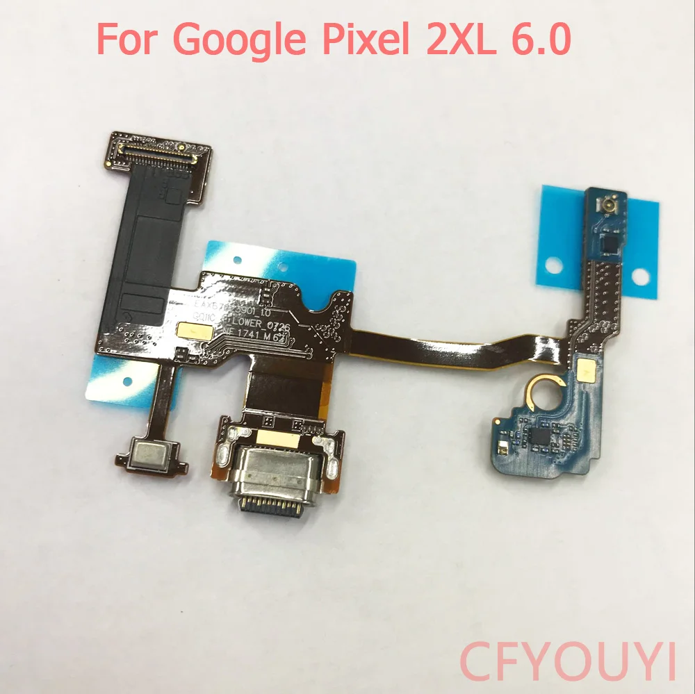 Гибкий кабель для Google Pixel 2 XL 2XL PCB Board Micro USB Charger док-коннектор зарядный порт |