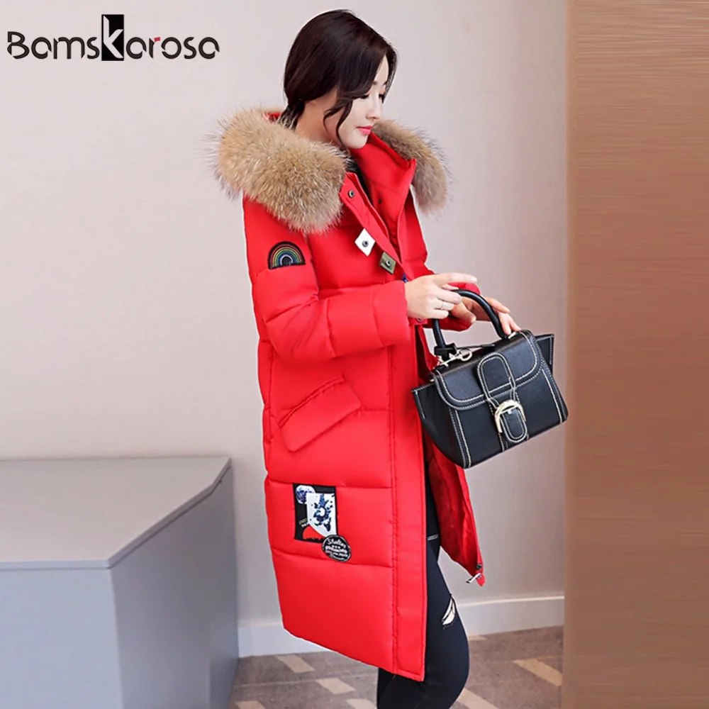 2019 большой натуральный мех зимняя куртка Для женщин пальто Теплый Тонкий Толстые