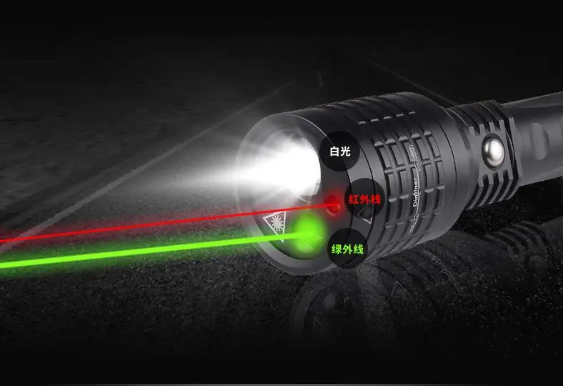 Высококачественная многофункциональсветильник вспышка с красным/зеленым