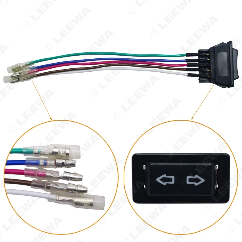 Motobot 10 комплектов 5Pin 20A 24V/12V кнопка переключения окна с красной/зеленой