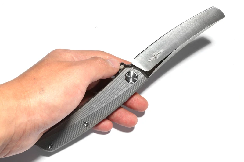 Два SUN TS70 складной нож для пивоварения шариков с титановой ручкой D2 лезвие