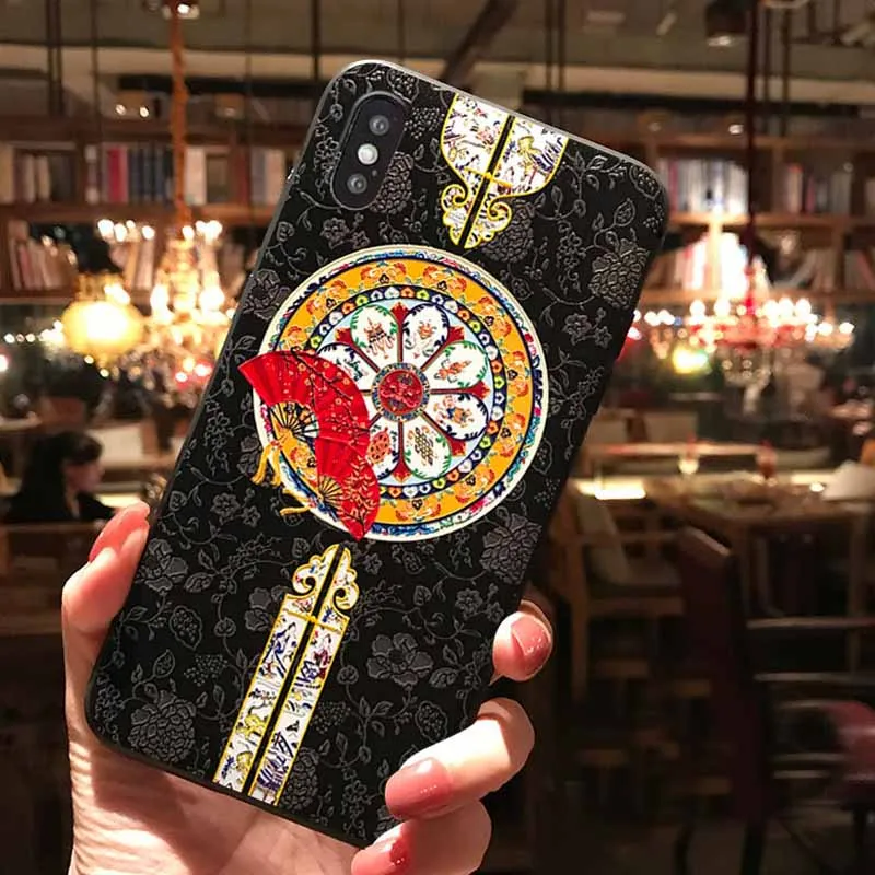 JIBAN Восточный древний Rhyme чехол для телефона Honor V9 Magic2 тиснением защитная крышка
