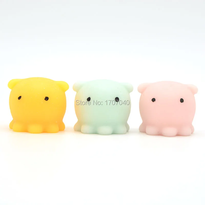 1 шт. Милая оригинальная коробка Япония осьминог Mochi Мультяшные сжимаемые