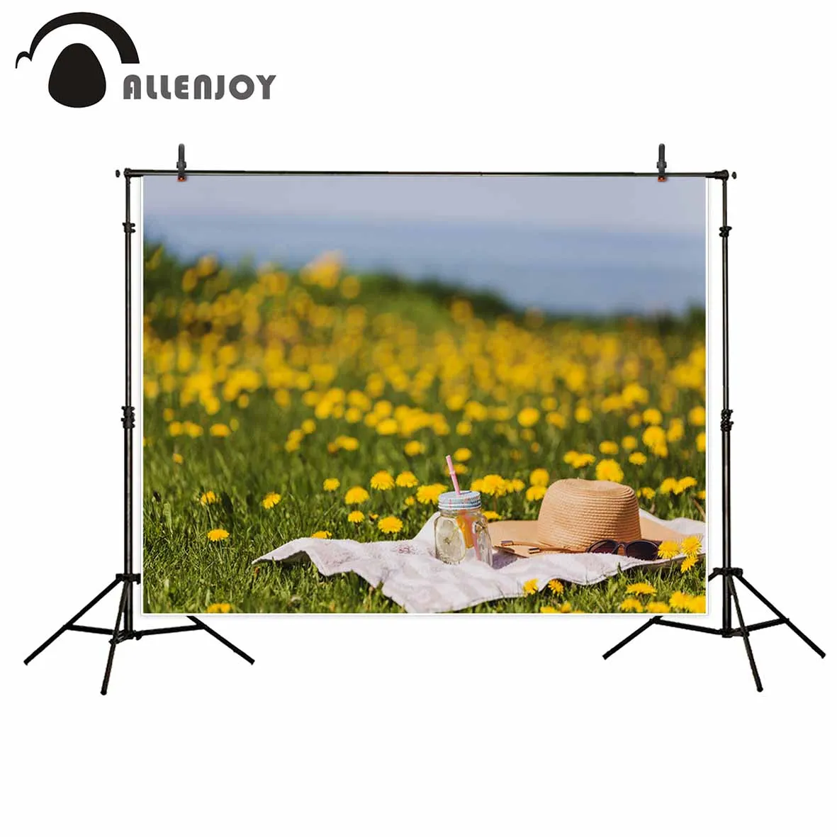 Allenjoy виниловые фоны для фотосъемки Весна Луг Солнечный свет на открытом воздухе