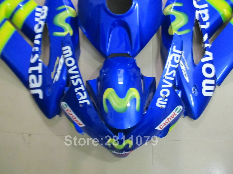 Набор обтекателей для литья под давлением Honda CBR1000RR 04 05 Синий Зеленый Обтекатель