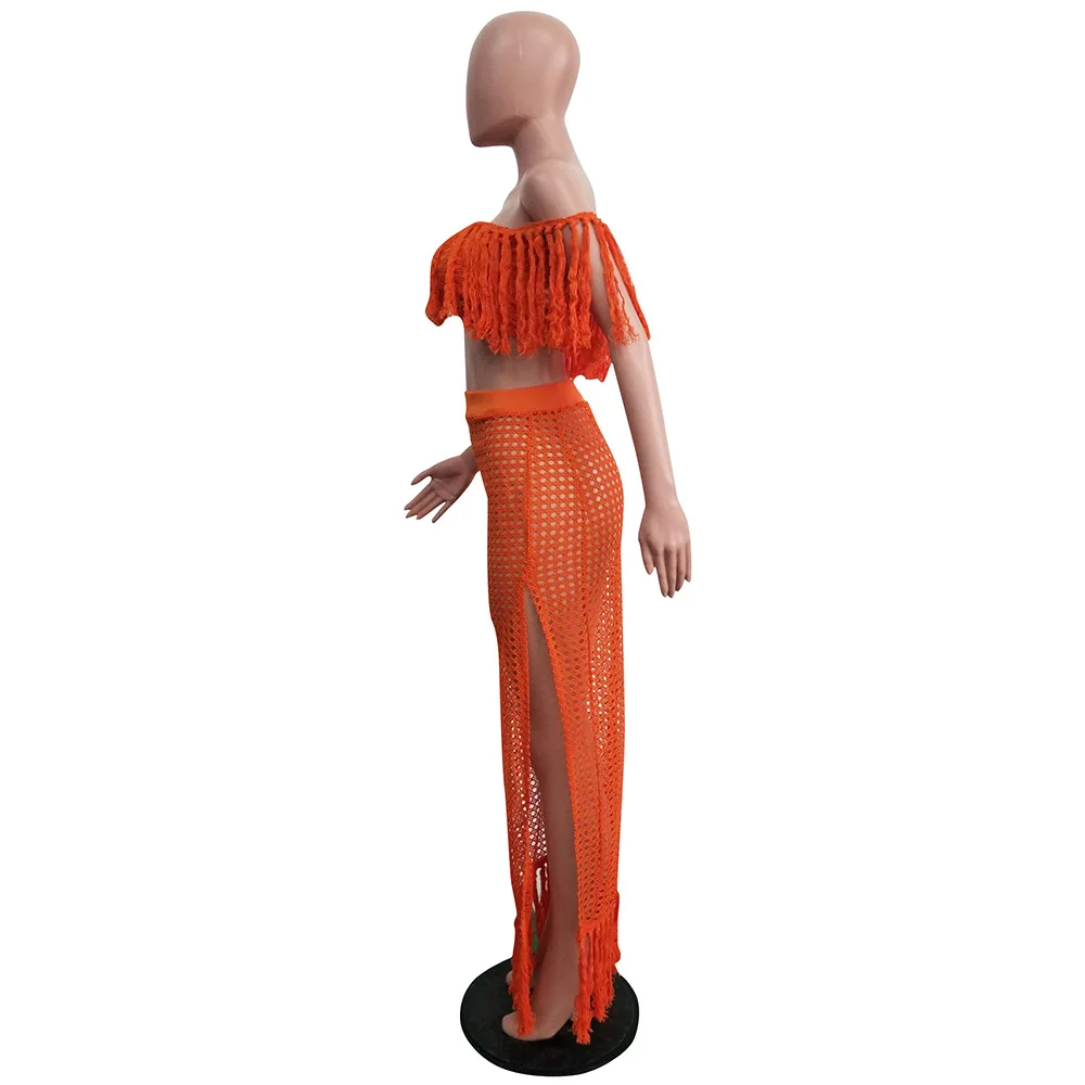 Пляжные купальные костюмы Coverup Outings Kaftan летнее платье 2 комплекта женские накидки с кисточками парео саронг размера плюс Tunica купальники