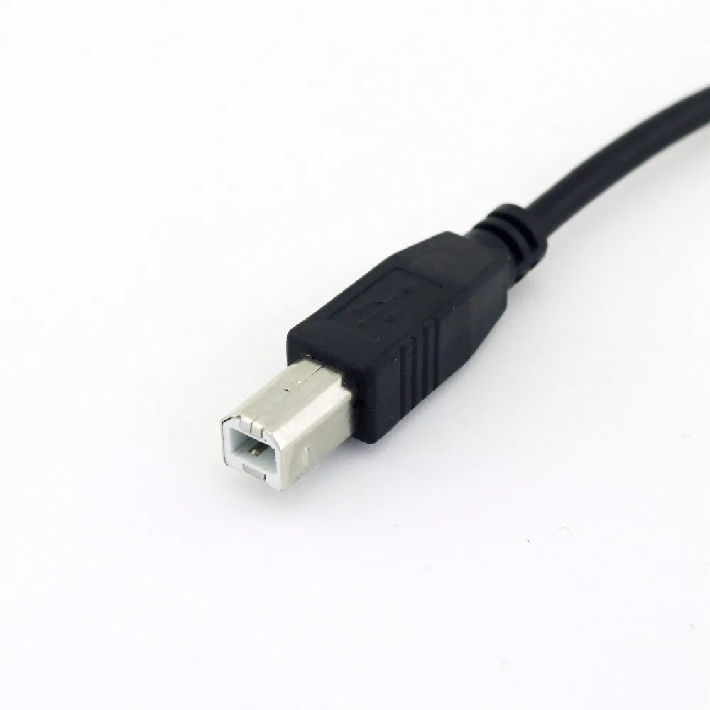 Фото Кабель-Переходник USB 2.0 Type A (штекер)-USB 2,0 B (штекер) для принтера, сканера, 1 фут, 1 шт. №5
