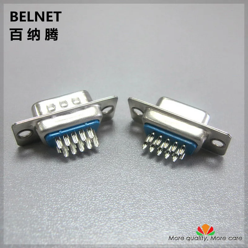 Высокого качества vga разъем 15 Pin/отверстие три ряда DB15 женский мужской Сварка