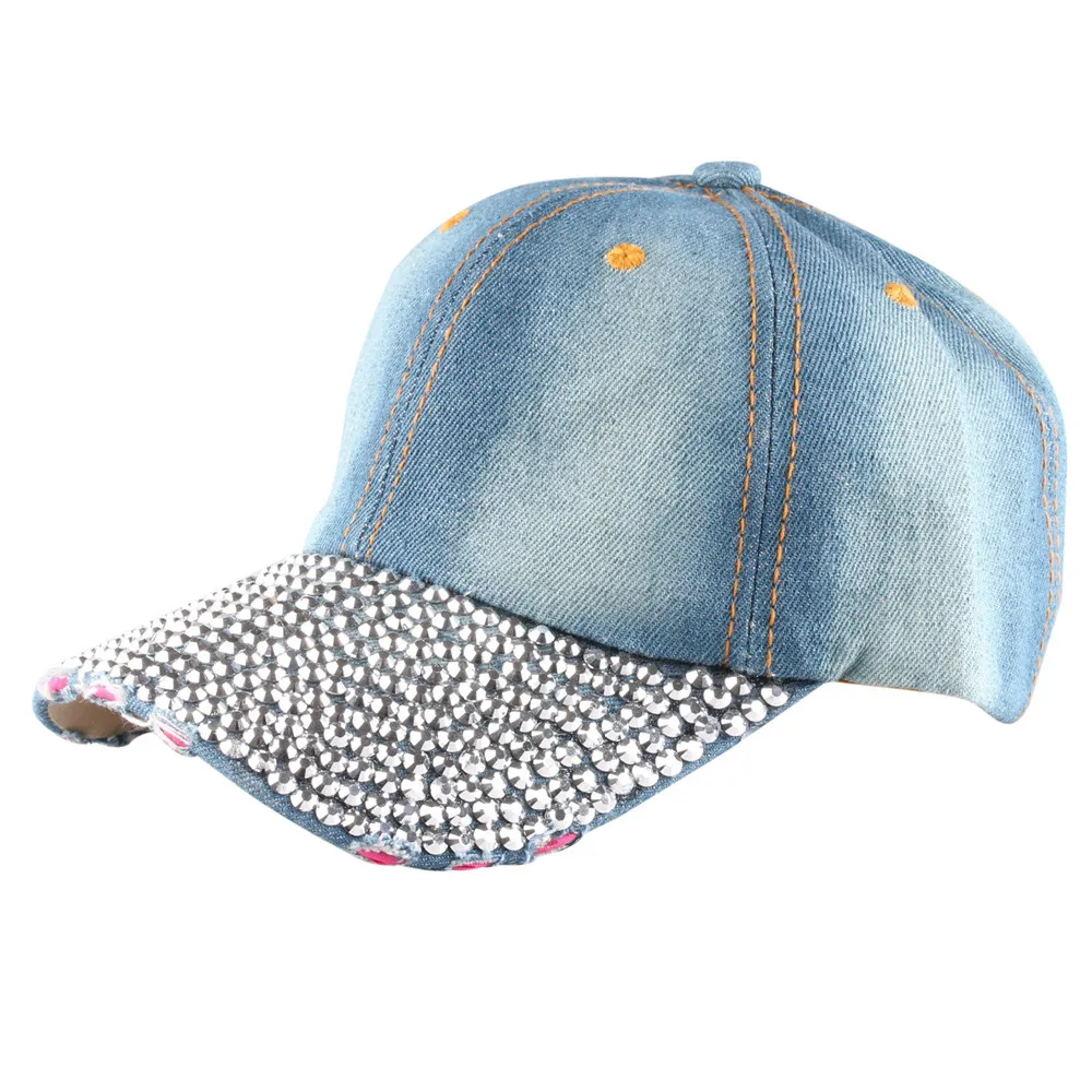 Новая летняя Мужская теннисная кепка со стразами унисекс Snapback Хип Хоп плоская шляпа Женская Мужская шапочка из спандекса Ms. full eaves point теннисная Кепка