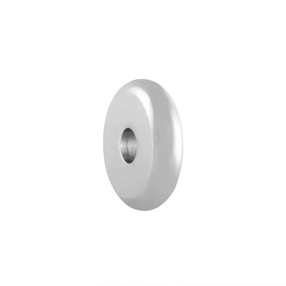 

316l Stainless Steel Silver Glaze Spacer Beads Charms Bracelet Jewelry Making Wholesales