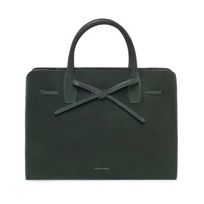 dark green S Mansurstudio женская сумка из искусственной замши, женская кожаная Замшевая сумка от солнца, garviel Замшевая сумка - Цвет: dark green S