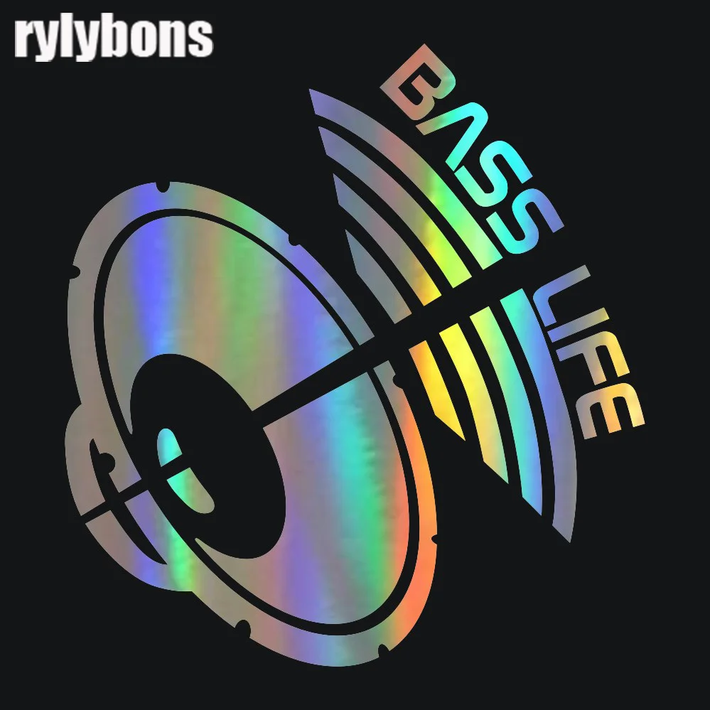 Rylybons 2 й половинный цена 20*18 9 см бас жизни забавный стикер для автомобиля Стайлинг