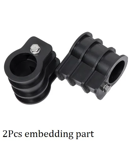 2Pcs embedding Бассейн 304 из нержавеющей стали лестница для бассейна Замена лестница для ступеньки фитинги - Цвет: 2Pcs embedding