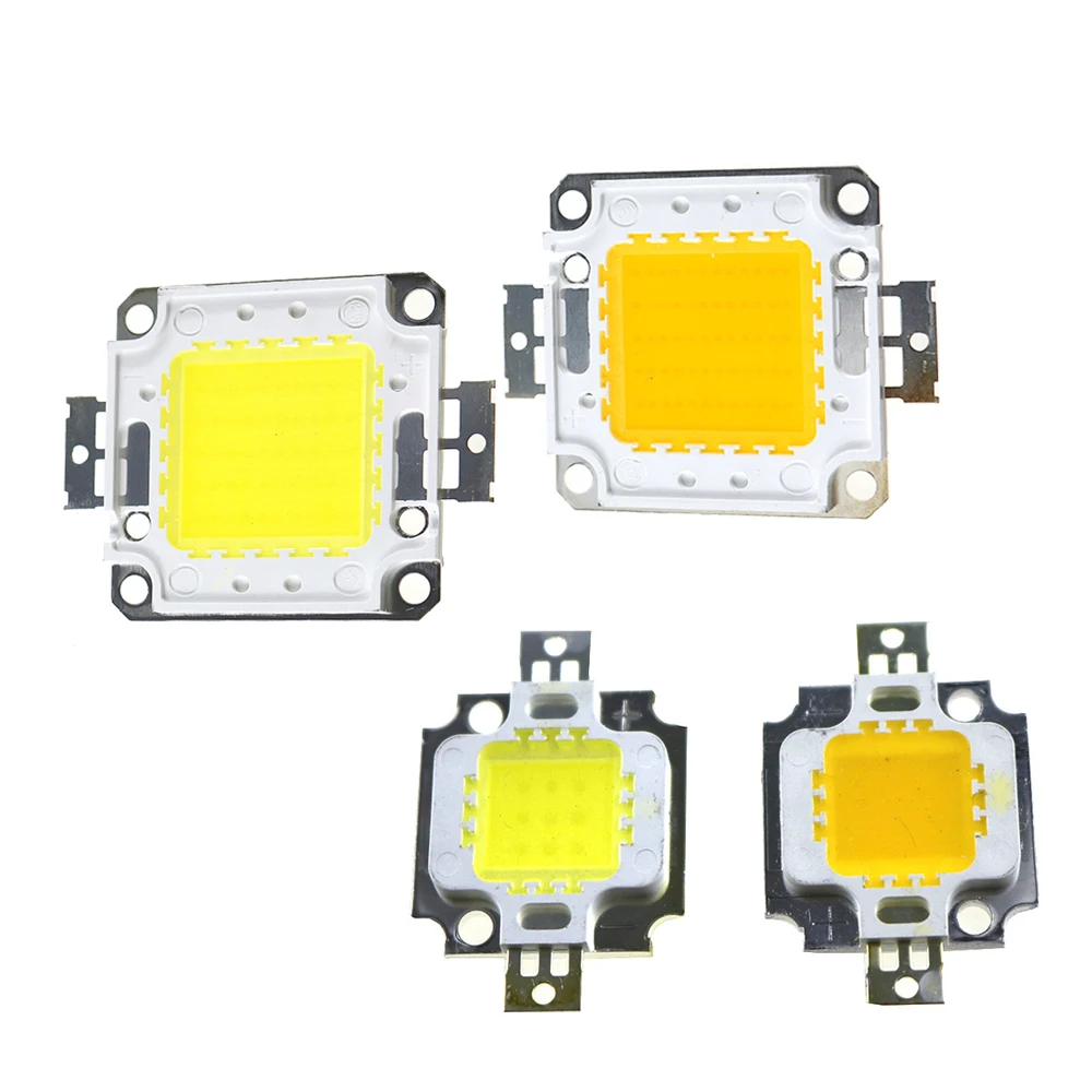 DC30 36V LED High Power COB Chip 10/20/30/50/100W интегрированный источник SMD для прожектора наружного