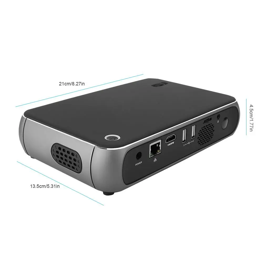 HD 1080P 3D HDMI двухдиапазонный WI-FI 4K 5G 8-ядерный Bluetooth DLP проектор для Android/iOS для дома Media Player, дома, Театр и т. д