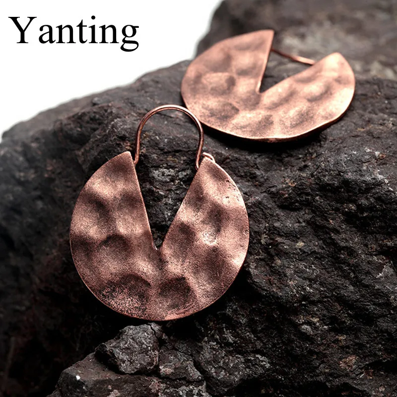 Висячие серьги Yanting нового дизайна для женщин винтажные из цинкового сплава
