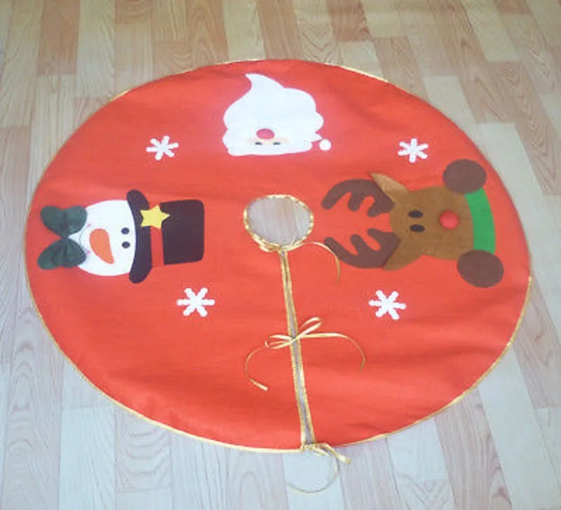 НОВАЯ РОЖДЕСТВЕНСКАЯ круглая юбка с изображением дерева украшения для