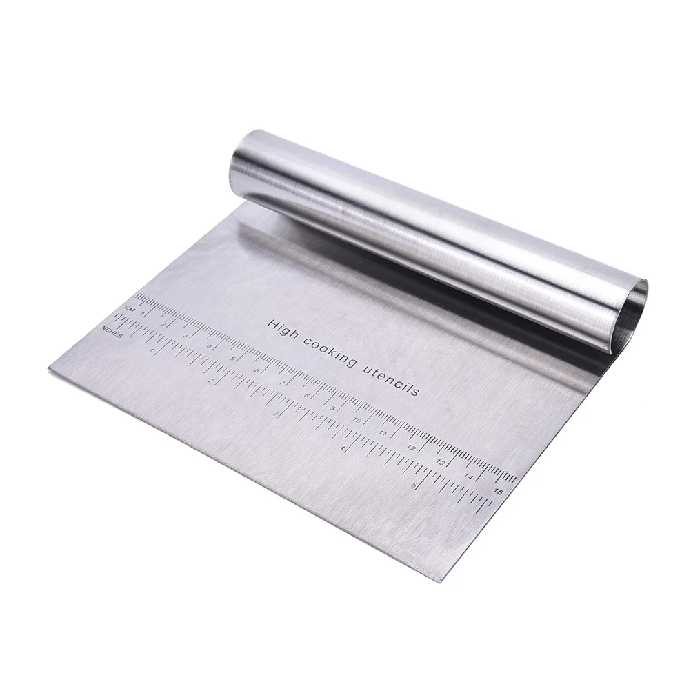 Фирменная новинка из нержавеющей стали скребок тесто для пиццы резак КУХНЯ муки