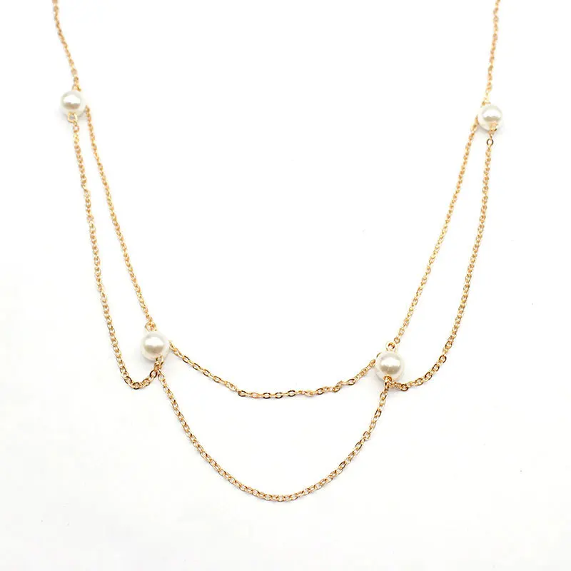 DoreenBeads Горячая новинка модные жемчужные цепочки для живота золотые элегантные