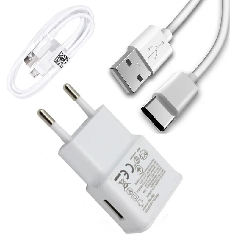 Зарядное устройство для телефона Samsung A40 M10 A9 A7 2018 5 в 2 а адаптер Micro USB кабель